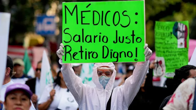 Los trabajadores de la salud en México alzan la voz: "¡No hay jeringas ni alcohol!"