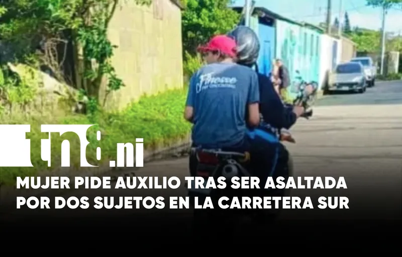 Delincuentes en moto asaltan a mujer y le roban su salario en El Crucero