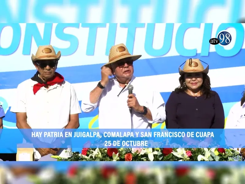 Hay Patria en Juigalpa, Comalapa y San Francisco de Cuapa