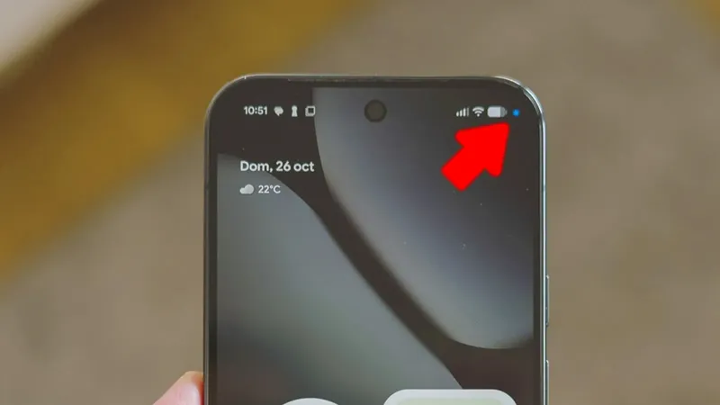 El punto azul que sale en tu móvil Android significa algo más importante de lo que imaginas