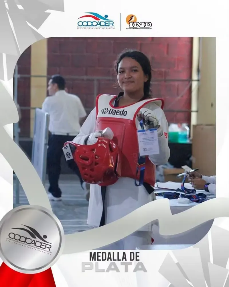 6 plata y un bronce gana Nicaragua en Taekwondo de los Juegos CODICADER 2026
