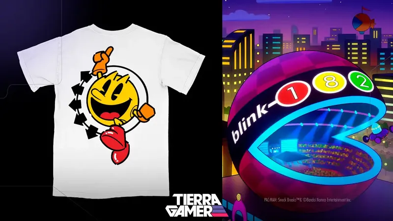 PAC-MAN y blink-182 lanzan juego gratis, productos y contenido especial