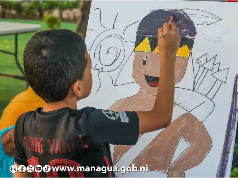 Artistas plasman las raíces y tradiciones nicaragüenses en lienzos