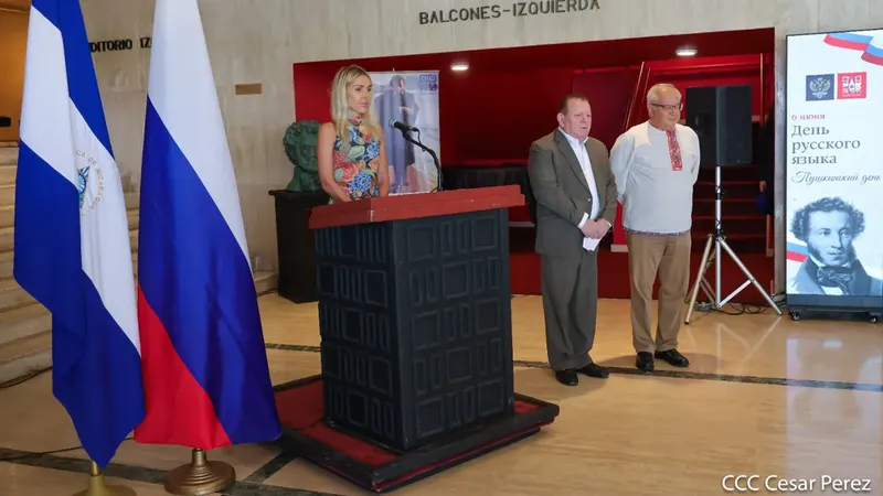 Nicaragua celebra el Día de la Lengua Rusa con homenaje al poeta ruso Alexander Pushkin