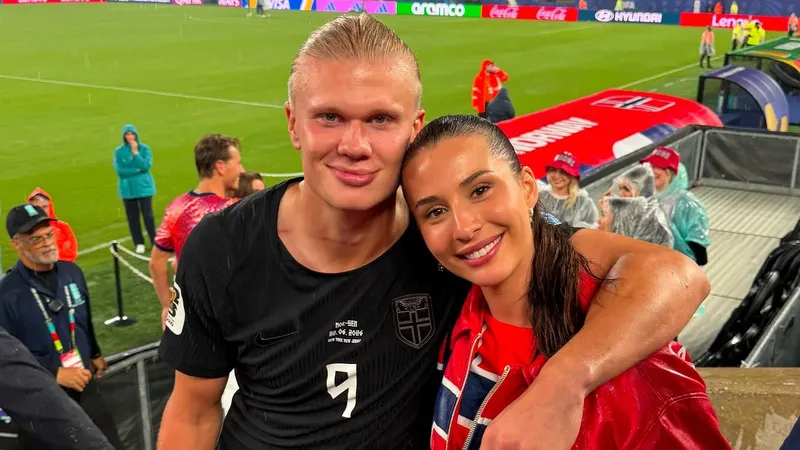 Erling Haaland e Isabel Haugseng: la historia de amor del Mundial que gana notoriedad