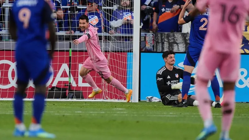 Messi, con un hat trick, sumó 90 goles con Inter Miami en el 5-3 sobre Cincinnati