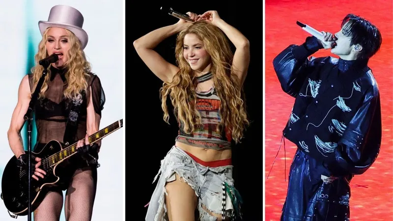 Madonna, Shakira y BTS harán historia en el primer show de medio tiempo del Mundial