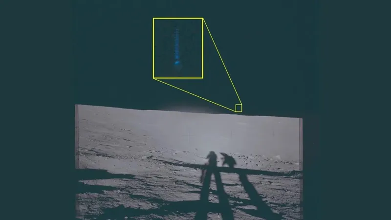 Las imágenes desclasificadas del Apolo 12 que muestran ovnis en la Luna