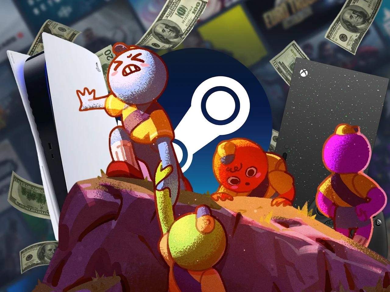 Jugadores de PC compran más juegos que cuestan menos de $30 USD en su lanzamiento que los fans de Xbox y PlayStation