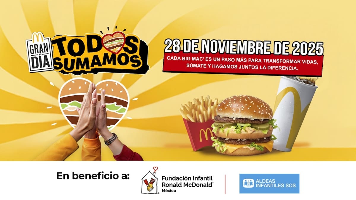 Con cada Big Mac, McDonald’s busca transformar vidas en México a través de su Gran Día