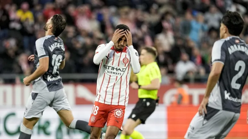 1-1: El Girona se vacía ante la Real sin el premio de los tres puntos