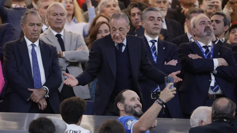 Florentino Pérez discutió con algún aficionado