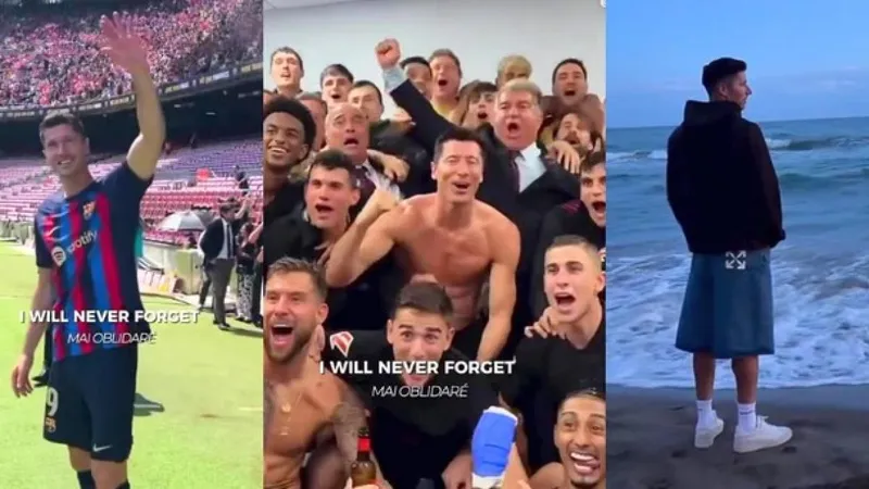 El emotivo vídeo con el que Lewandowski ha anunciado su adiós