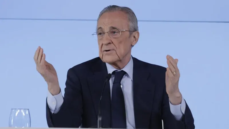 Las únicas y surrealistas menciones de Florentino Pérez al Atlético
