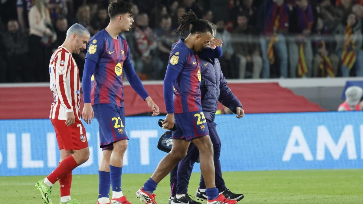 Koundé, otro lesionado en el Barça