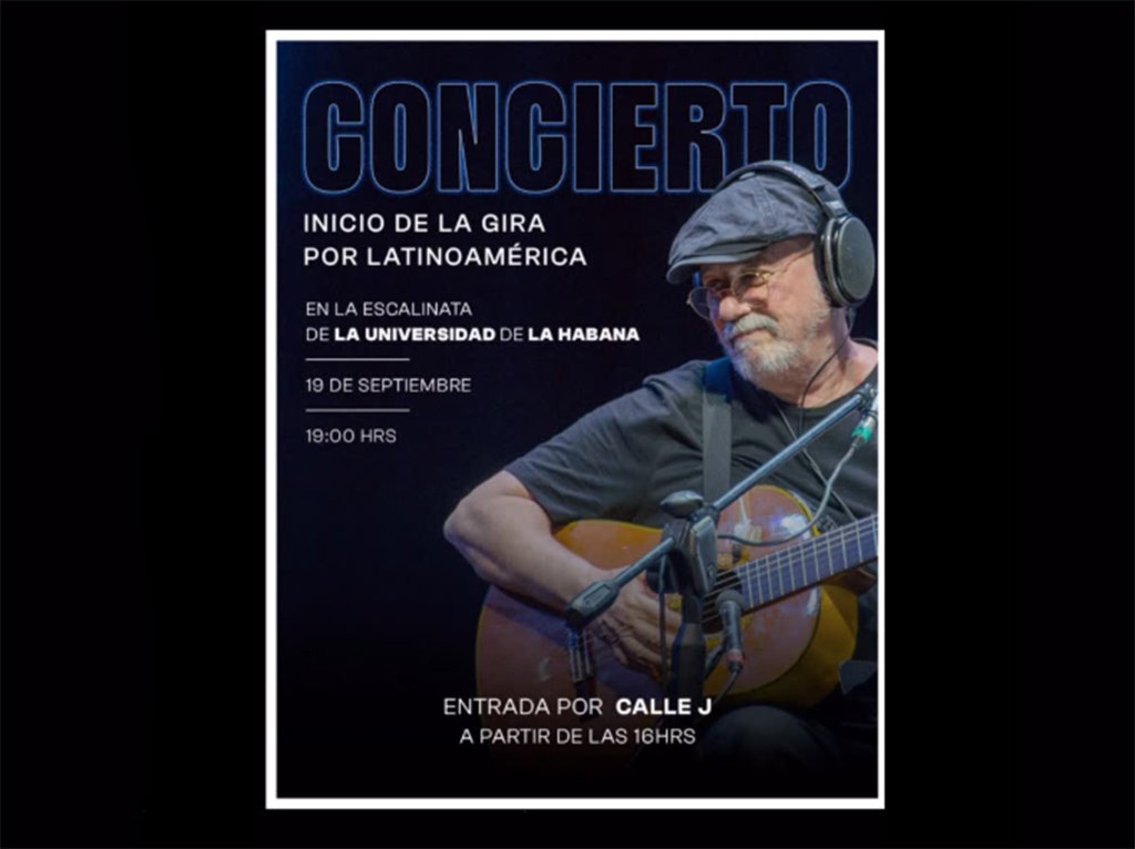Cuba cantará hoy junto a Silvio Rodríguez en la escalinata