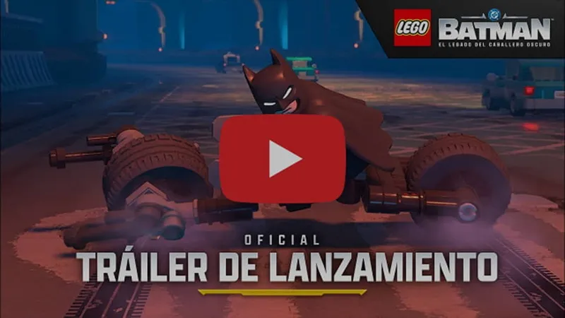 Nuevo tráiler de lanzamiento de LEGO Batman