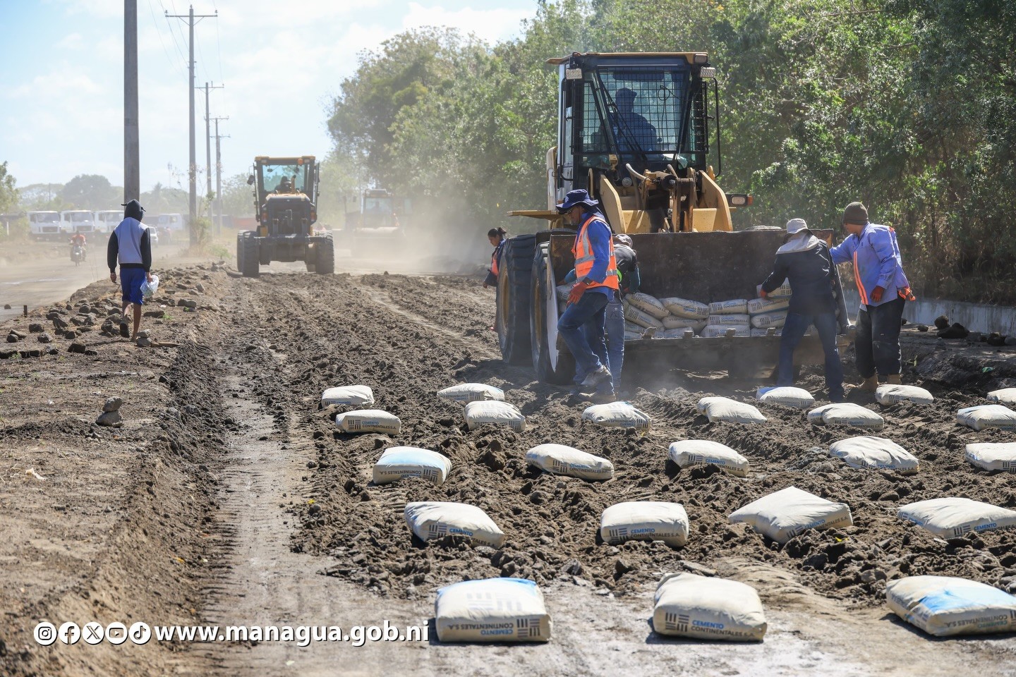 900 mil protagonistas beneficiados en Managua con el Programa Calles para el Pueblo 2026