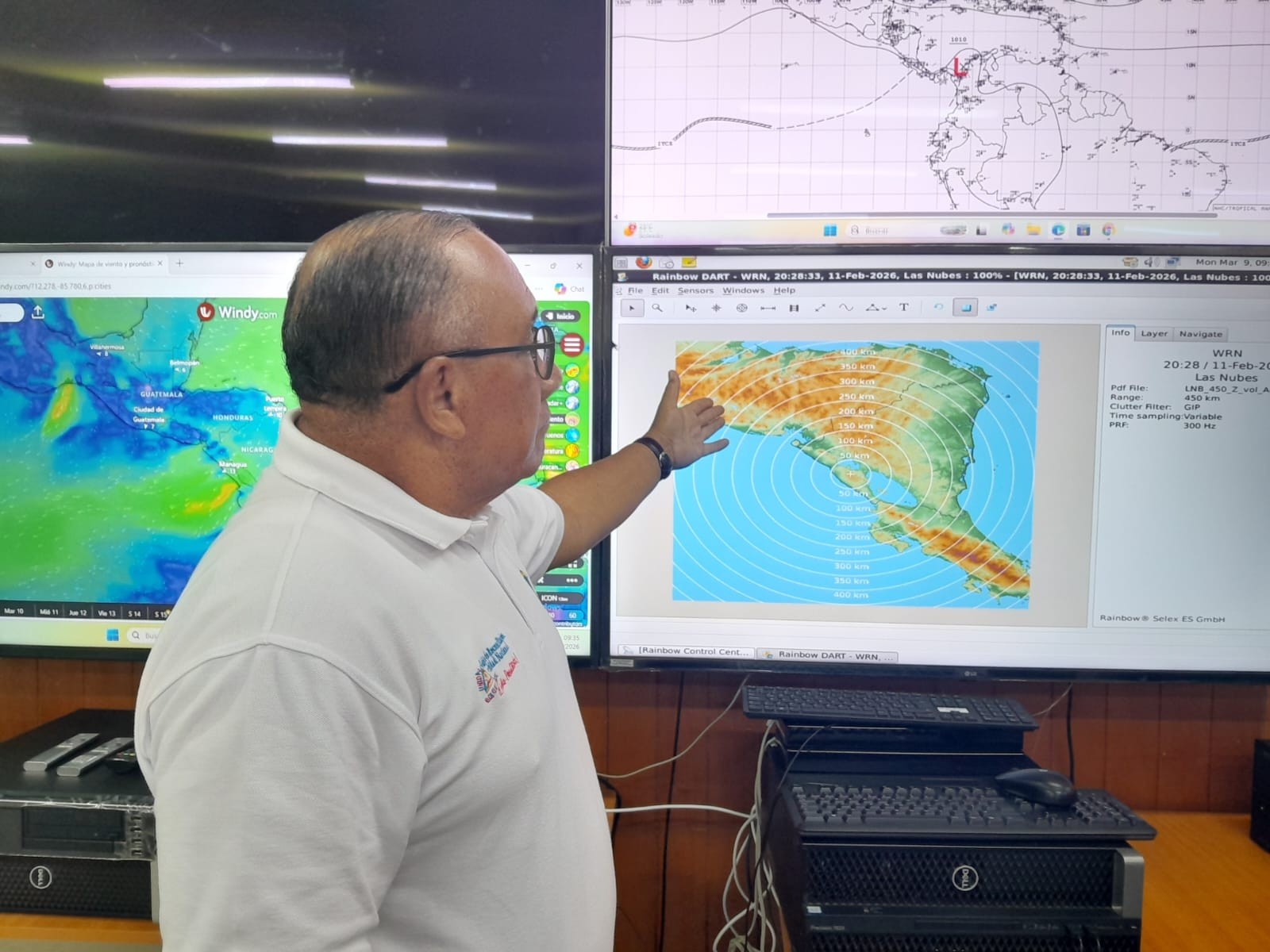 Calor, lloviznas y fuertes olas pronostica el Ineter para esta semana en Nicaragua