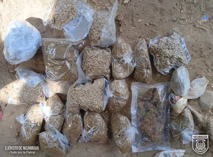 Ejército de Nicaragua capturó a 8 narcotraficantes en la frontera con Costa Rica y en el Caribe Sur