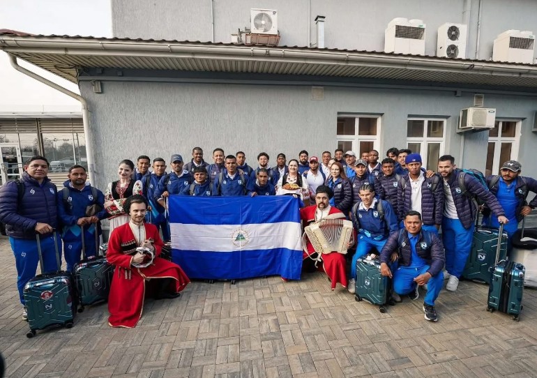 Nicaragua ya está en Krasnodar para su histórico duelo futbolístico ante Rusia