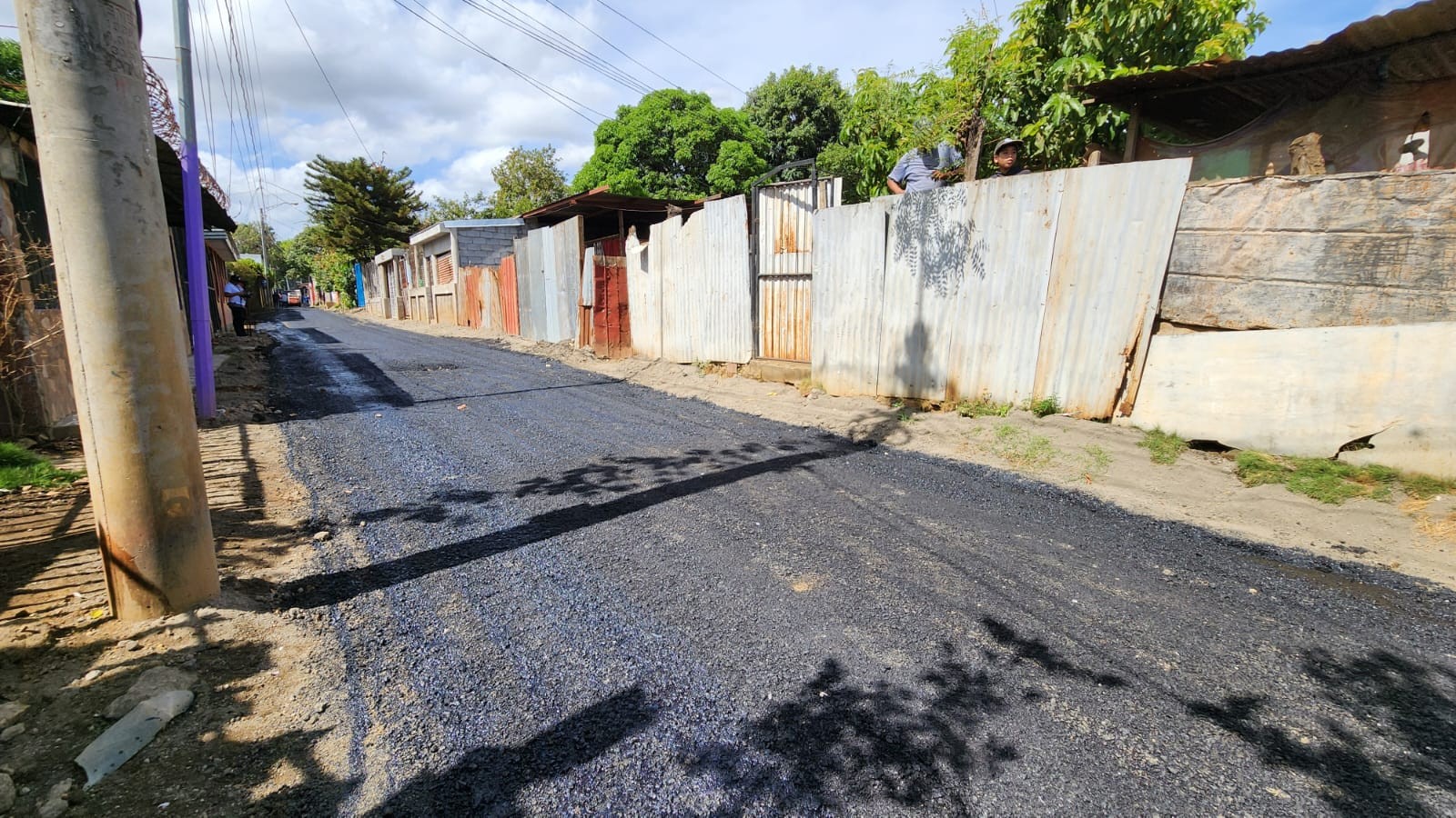 Barrio Francisco Salazar continúa transformando su red vial con nuevas calles