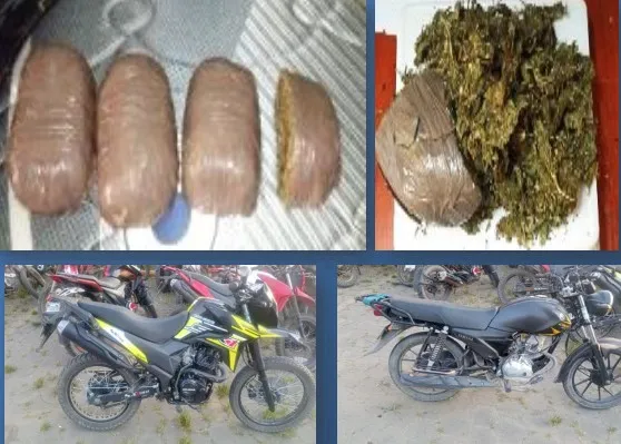 Arrestan en Jalapa a trío de delincuentes con cuatro libras de marihuana