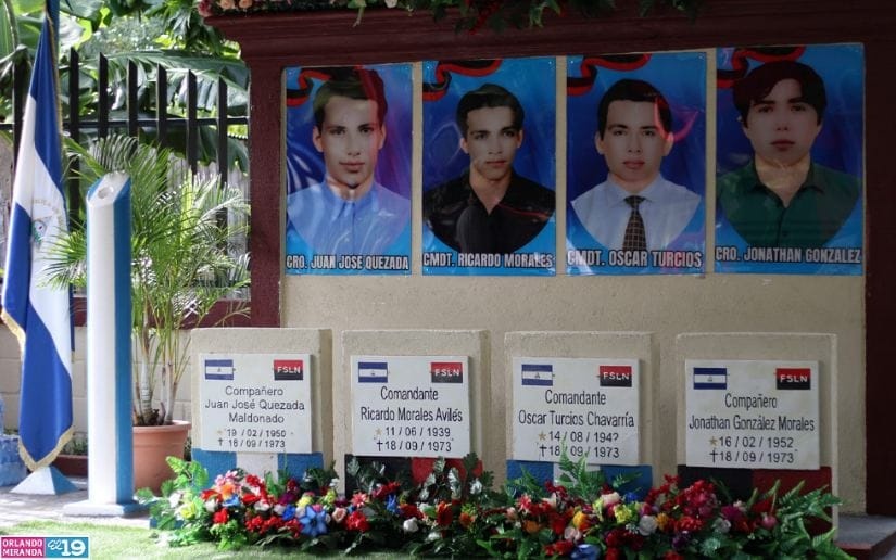 Rinden homenaje a los cuatro héroes de Nandaime a 52 años de su tránsito a la inmortalidad