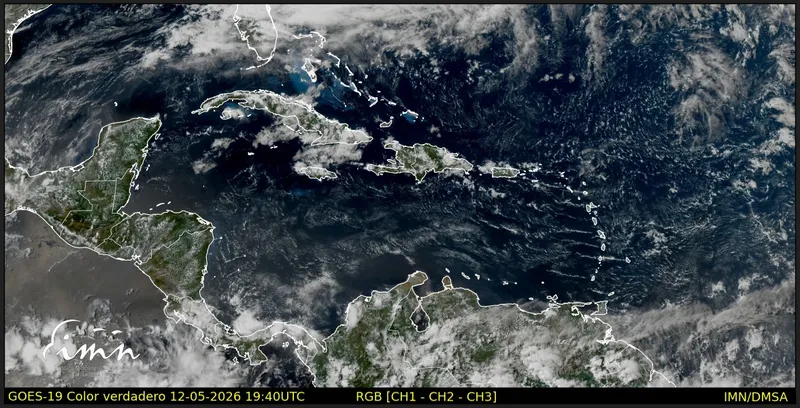 Segunda onda tropical reforzaría las lluvias en Costa Rica desde el sábado