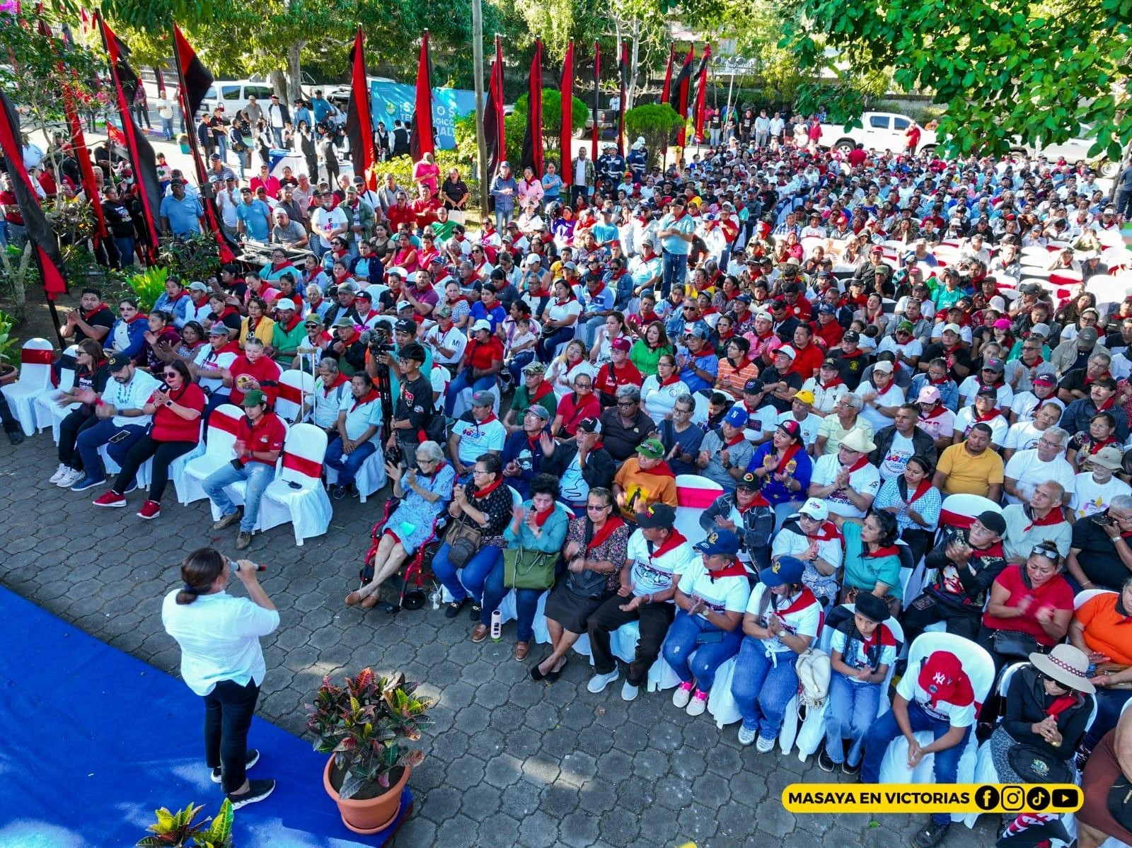 Familiares y colaboradores conmemoran la Gesta de Los Sabogales