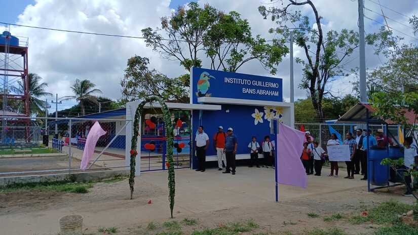 Rehabilitan Instituto en Desembocadura del Río Grande