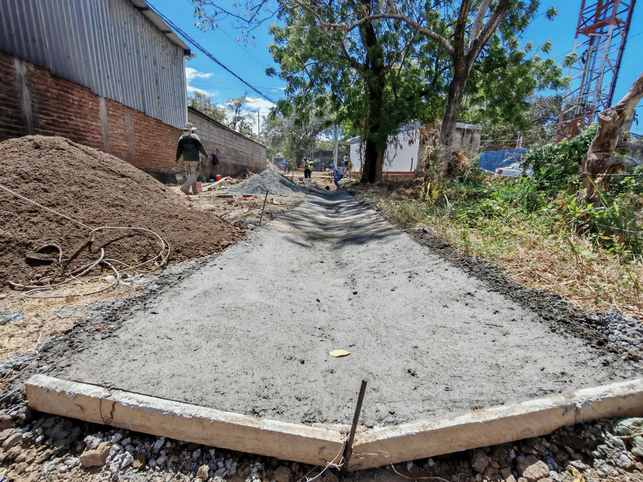 Avanzan obras sociales en Rivas