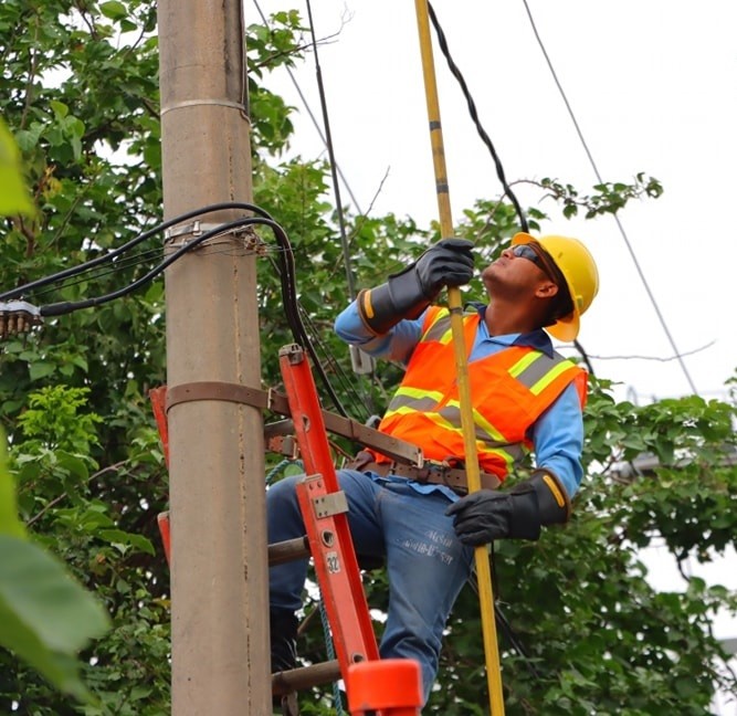 Interrupción de energía por el proyecto de la Pista Héroes de la Insurrección