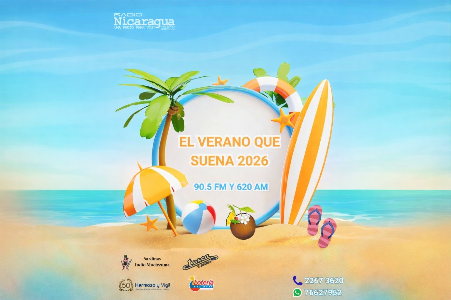 Radio Nicaragua entrega premios de “El Verano que Suena 2026”