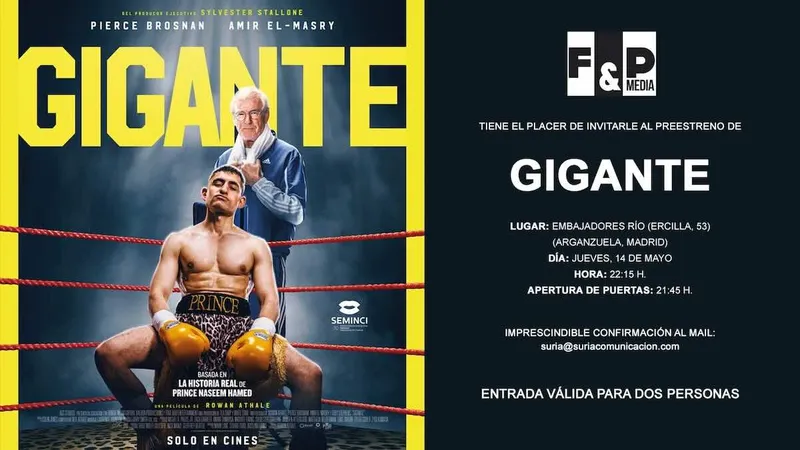 «Gigante» Estreno en cines 15 de mayo
