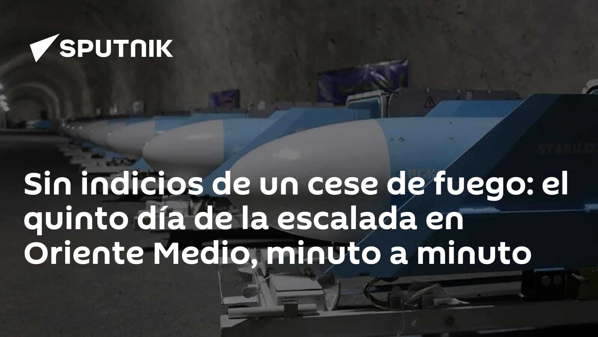 Sin indicios de un cese de fuego: el quinto día de la escalada en Oriente Medio, minuto a minuto