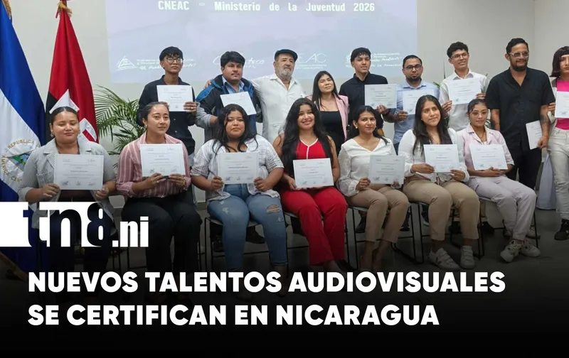 Juventud nicaragüense fortalece conocimientos en producción audiovisual y cine