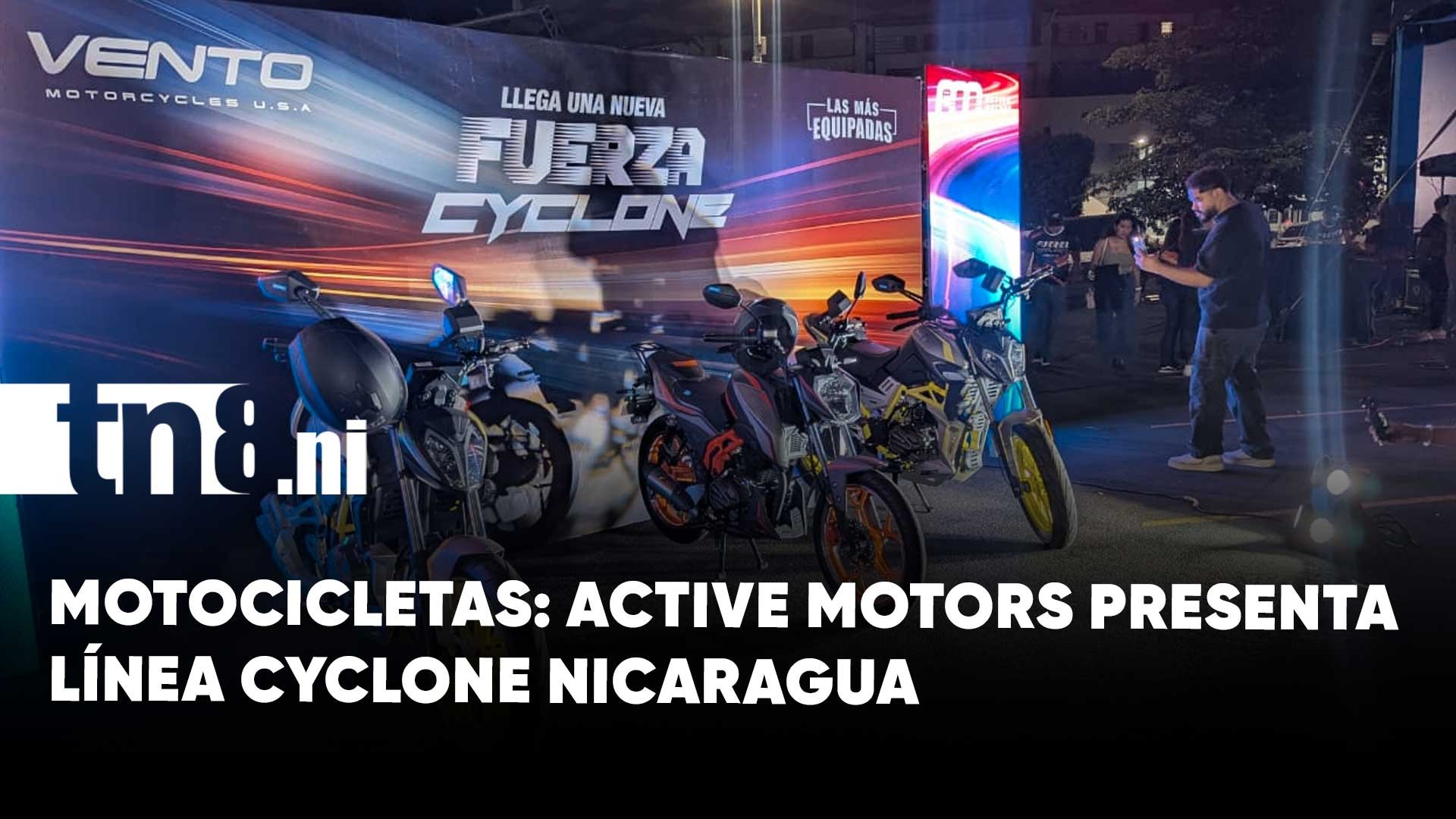 Active Motors presenta nueva línea Cyclone en Nicaragua