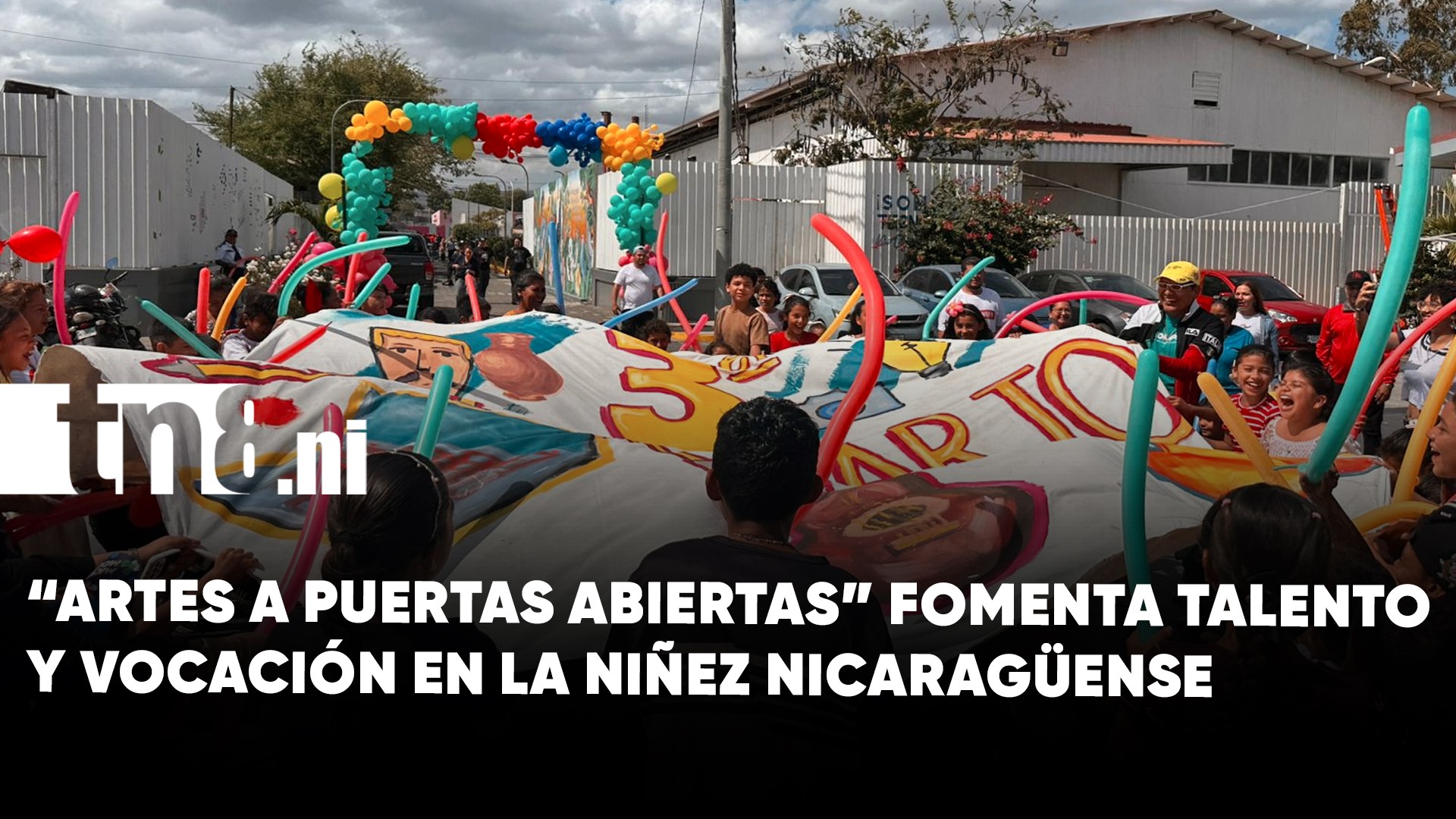Niñez protagonista descubre vocación en “Artes a Puertas Abiertas” en Managua