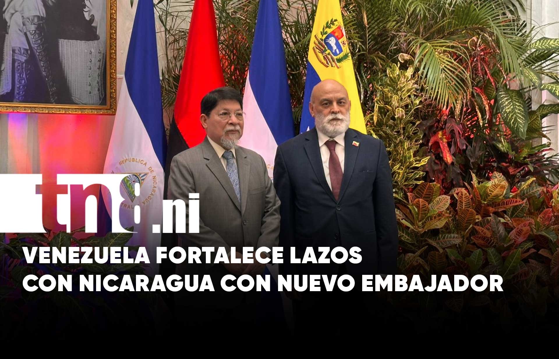 Embajador de Venezuela, Rubén Darío Molina, inicia funciones en Nicaragua