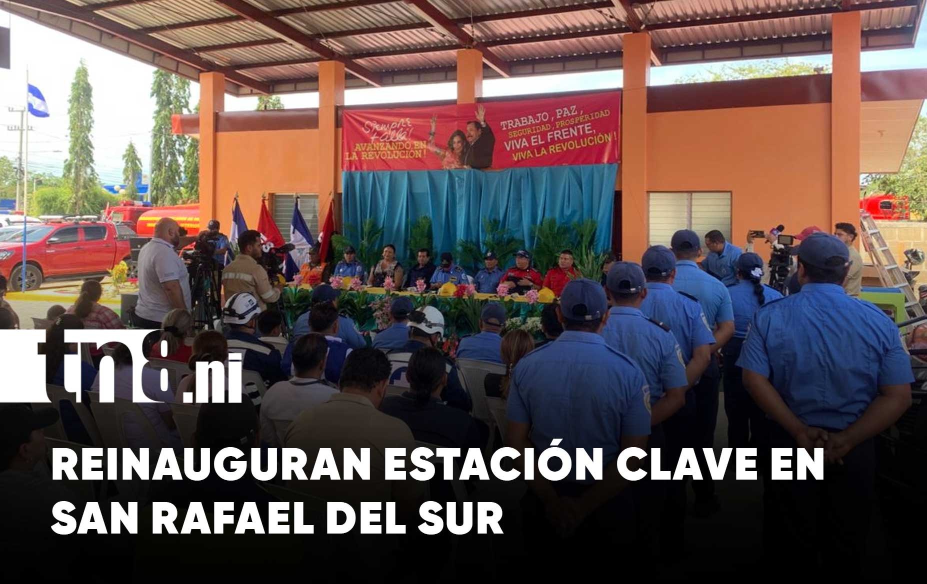 San Rafael del Sur fortalece respuesta ante emergencias con estación renovada