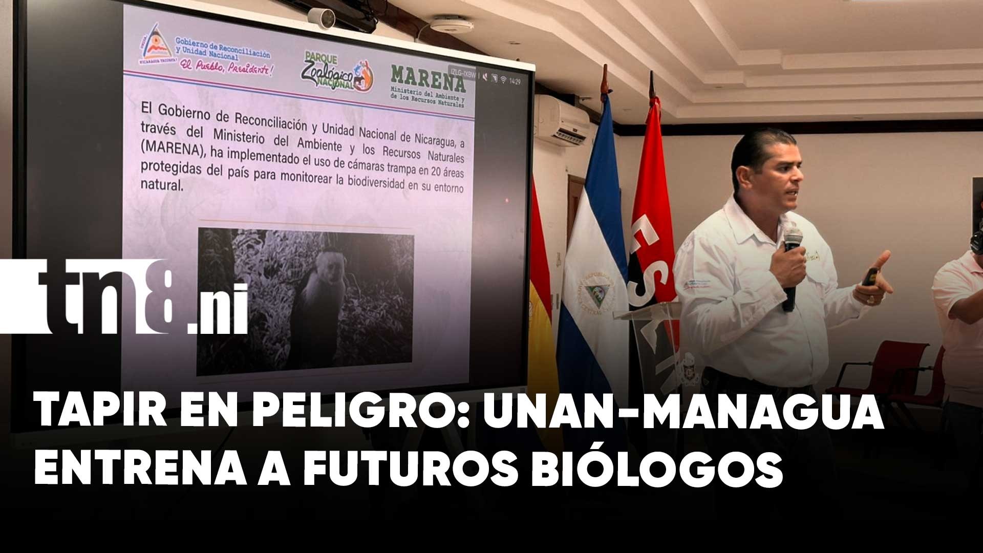UNAN-Managua capacita a jóvenes biólogos en monitoreo de especies en peligro de extinción