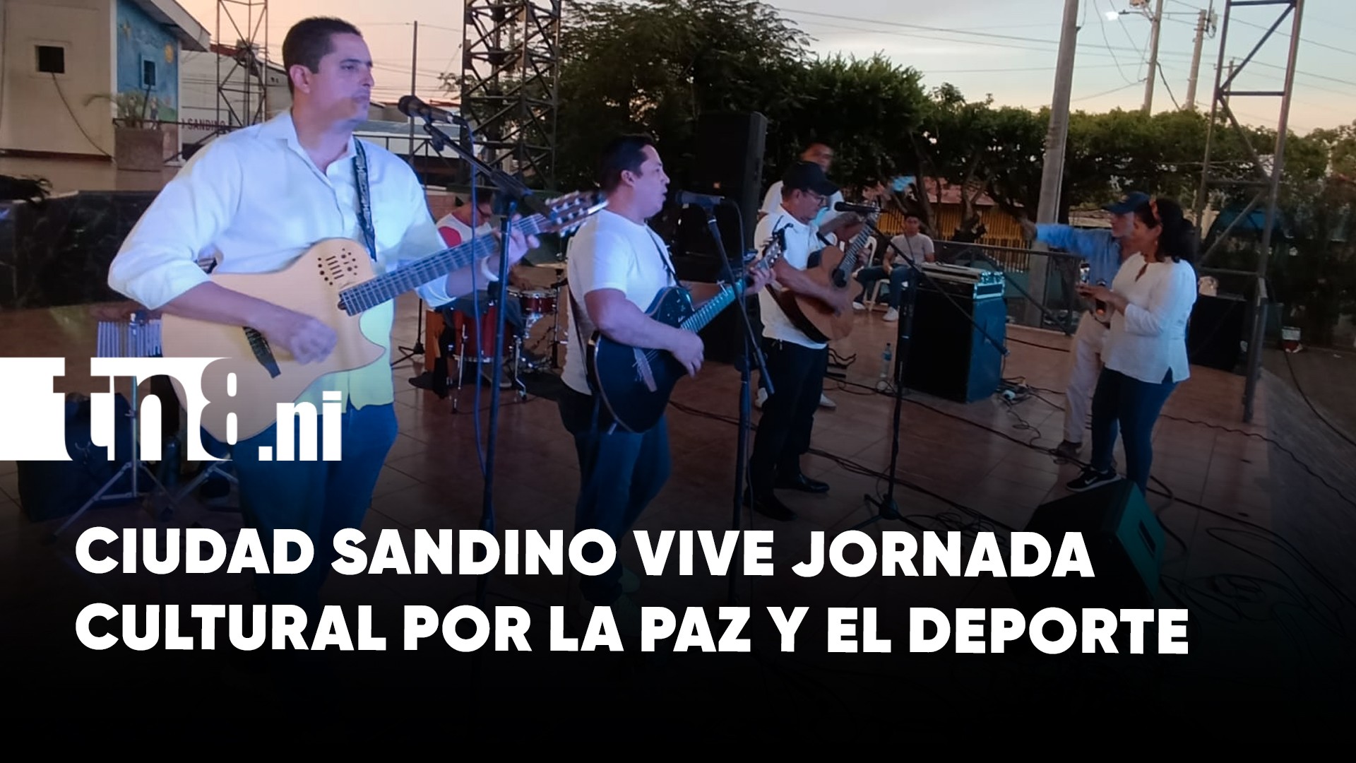 “Acordes por la Paz” llena de música la Plaza Padre Miguel en Ciudad Sandino