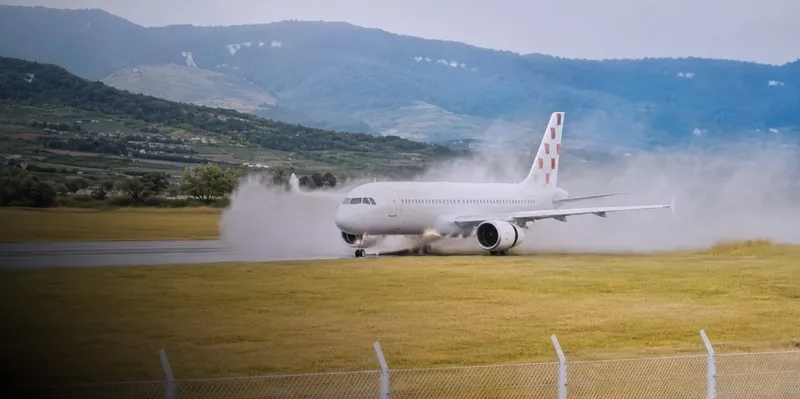 Croacia: Avión con más de 130 pasajeros se sale de la pista durante el...