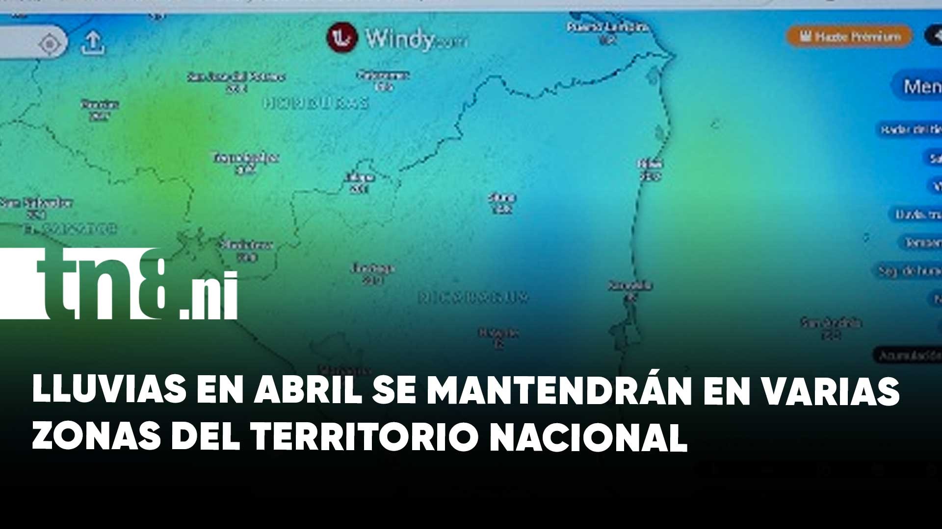Lluvias en Nicaragua: así estará el clima esta semana