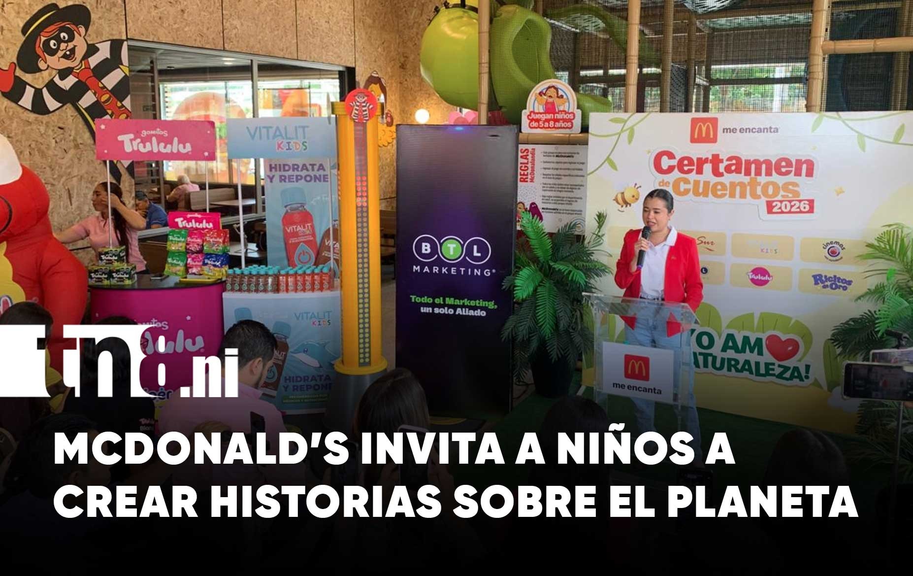 McDonald’s lanza concurso de cuentos en Nicaragua e invita a niños a participar