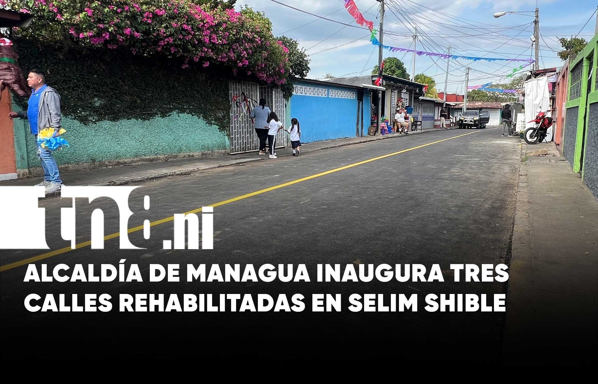 Nítidas y de calidad: Nuevas calles para familias del D-IV de Managua