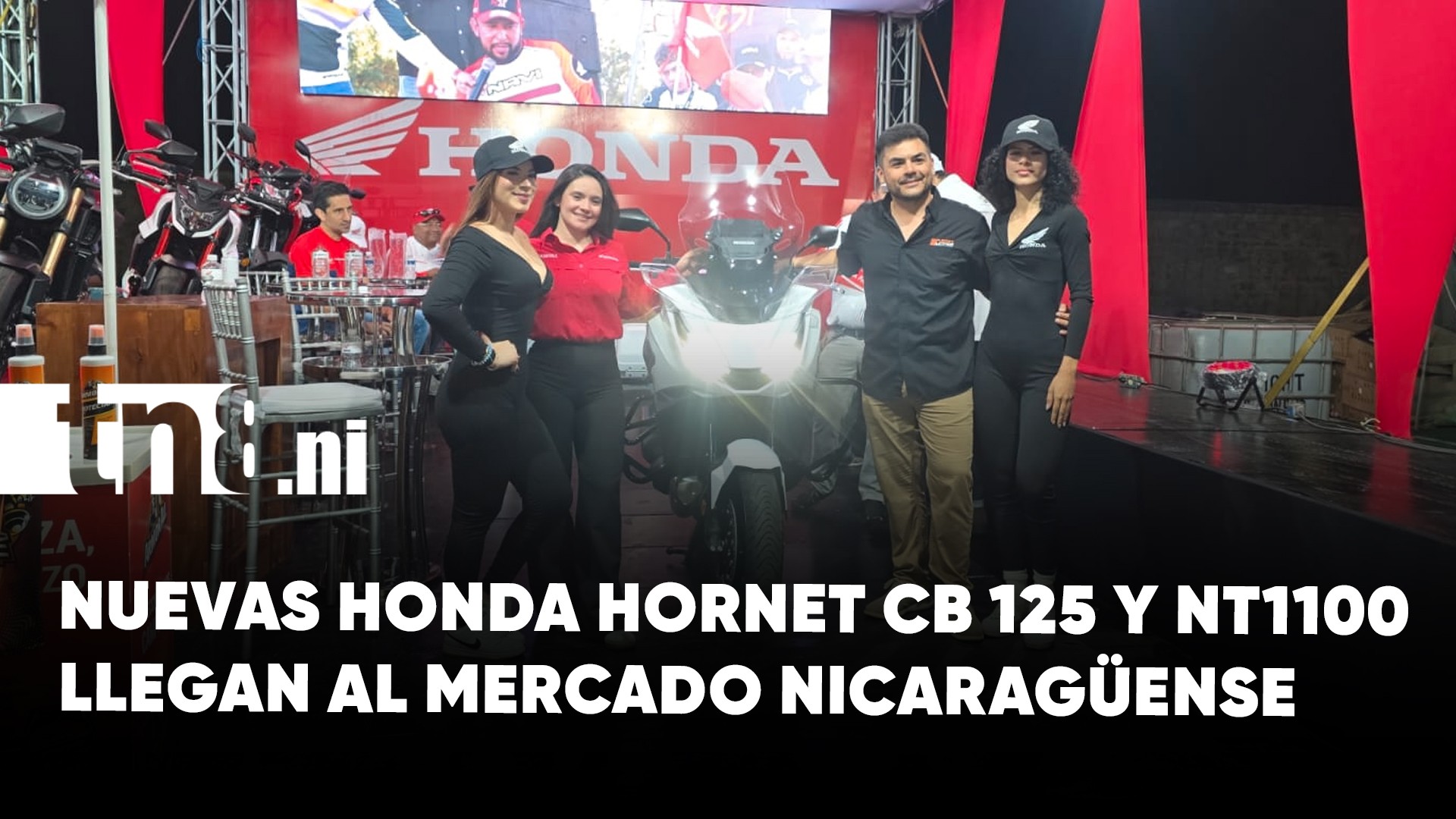 Honda ENIMOSA presenta en Nicaragua las nuevas Honda Hornet CB 125 y NT1100