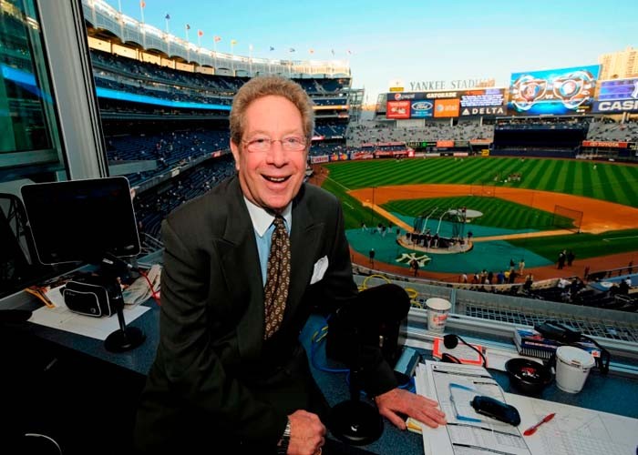 Falleció a los 87 años John Sterling, histórica voz de los Yankees