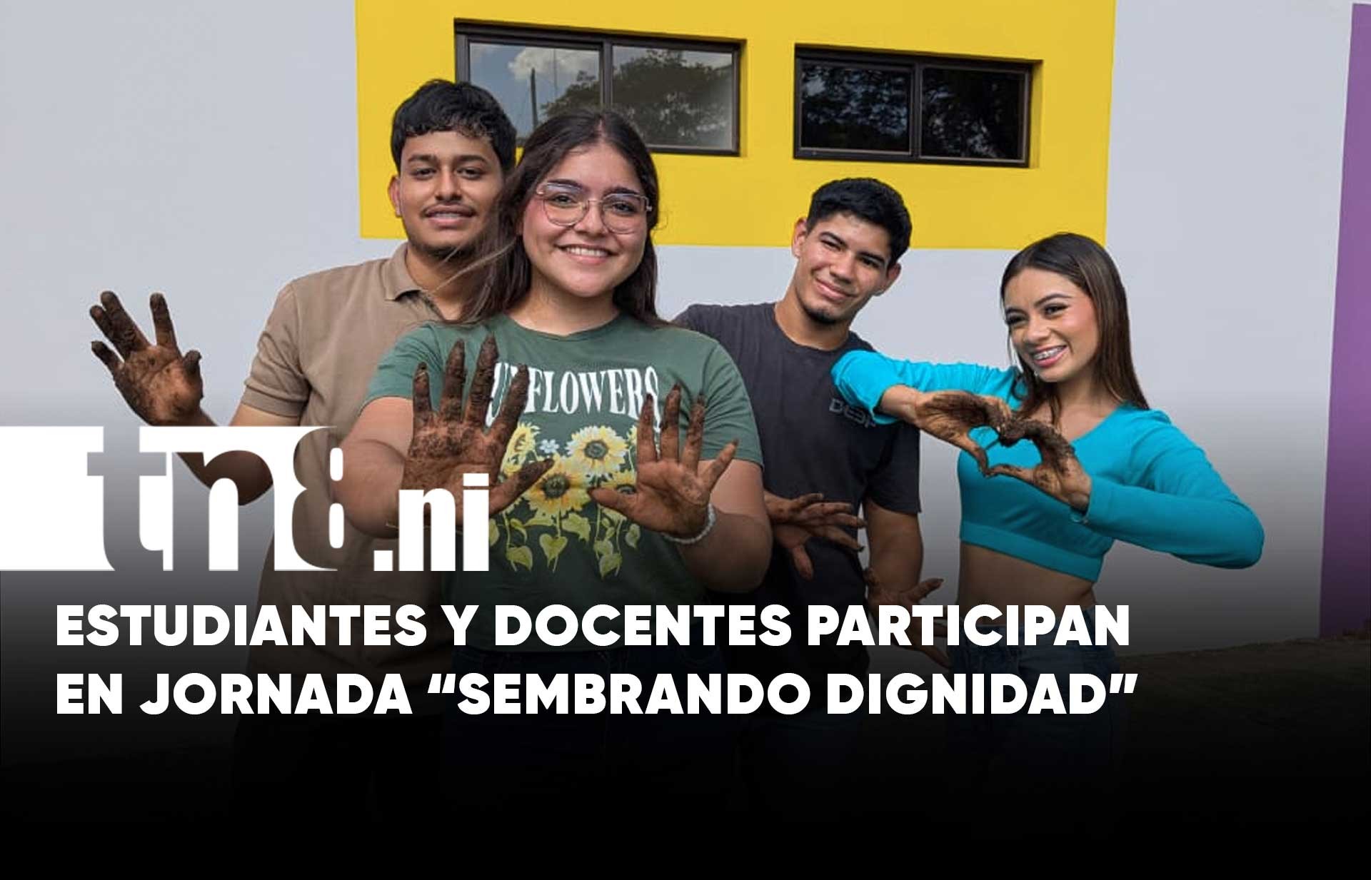 Jornada “Sembrando Dignidad” impulsa la reforestación en Managua